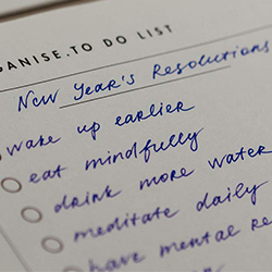 new years resolutions list