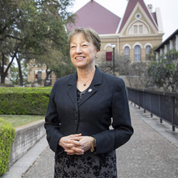 president denise trauth - old main